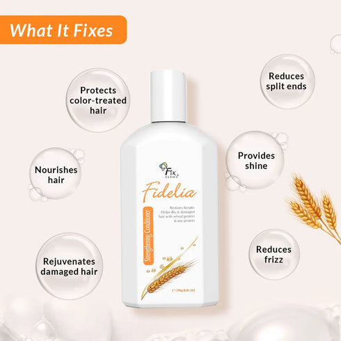 Fixderma Skincare Fidelia Hair Conditioner For Dry |Frizzy| And Damaged Hair